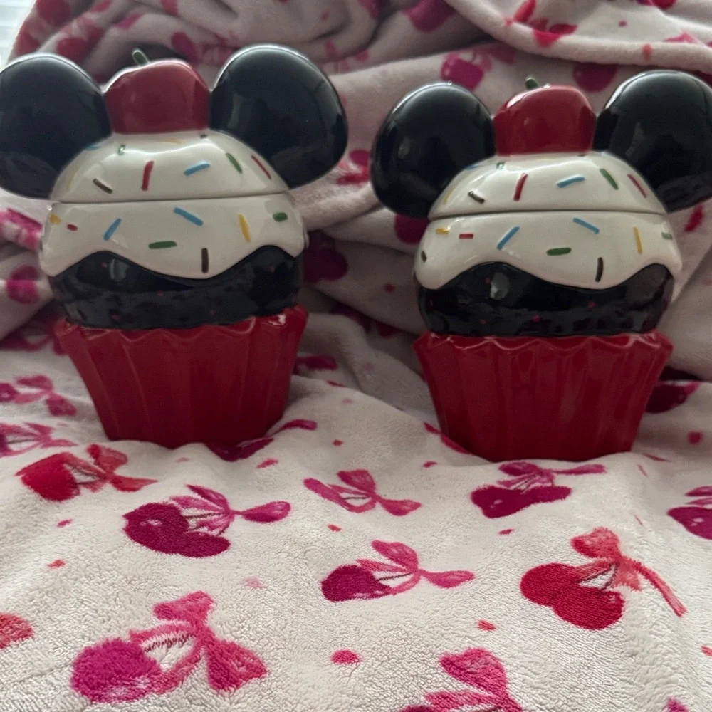 Disney Mickey Mouse Cupcake Cookie Jars